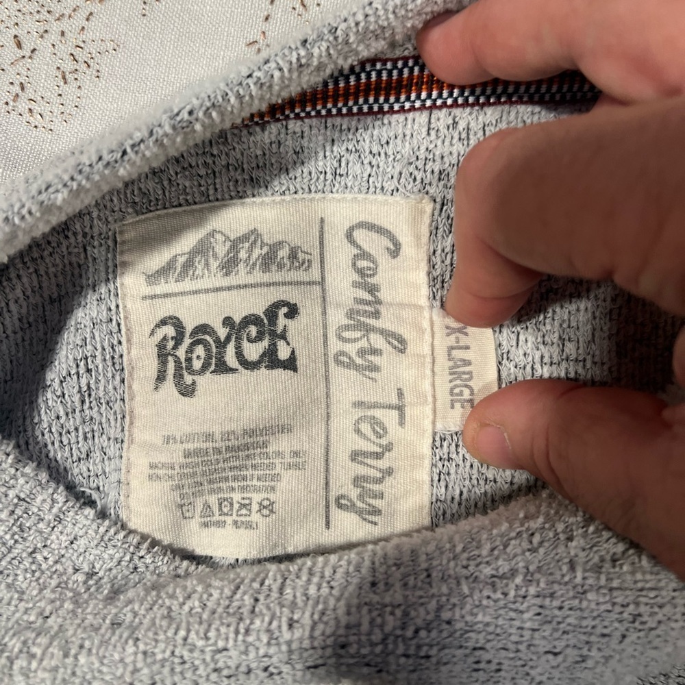 Boone North Carolina terry cloth sweater size XL - Picture 3 of 5